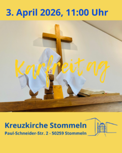 Mehr über den Artikel erfahren Karfreitag