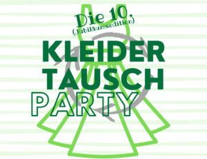 Mehr über den Artikel erfahren Kleidertauschparty am 09.10.26 – JUBILÄUMSEDITION